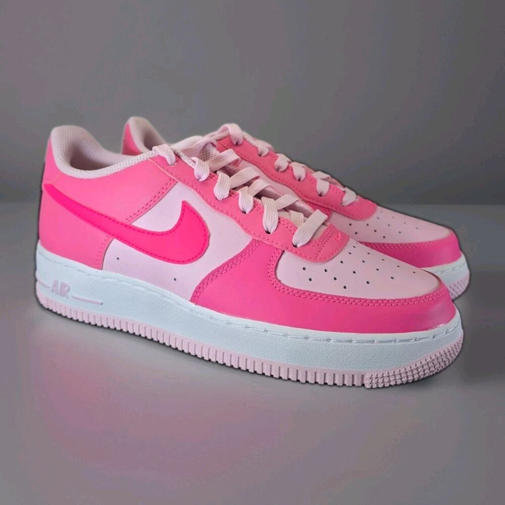 Nike Air Force 1 6.5Y/8W in the "PinksNike Pink Two-Tone Low-Top Sneakers - Picture 2 of 5